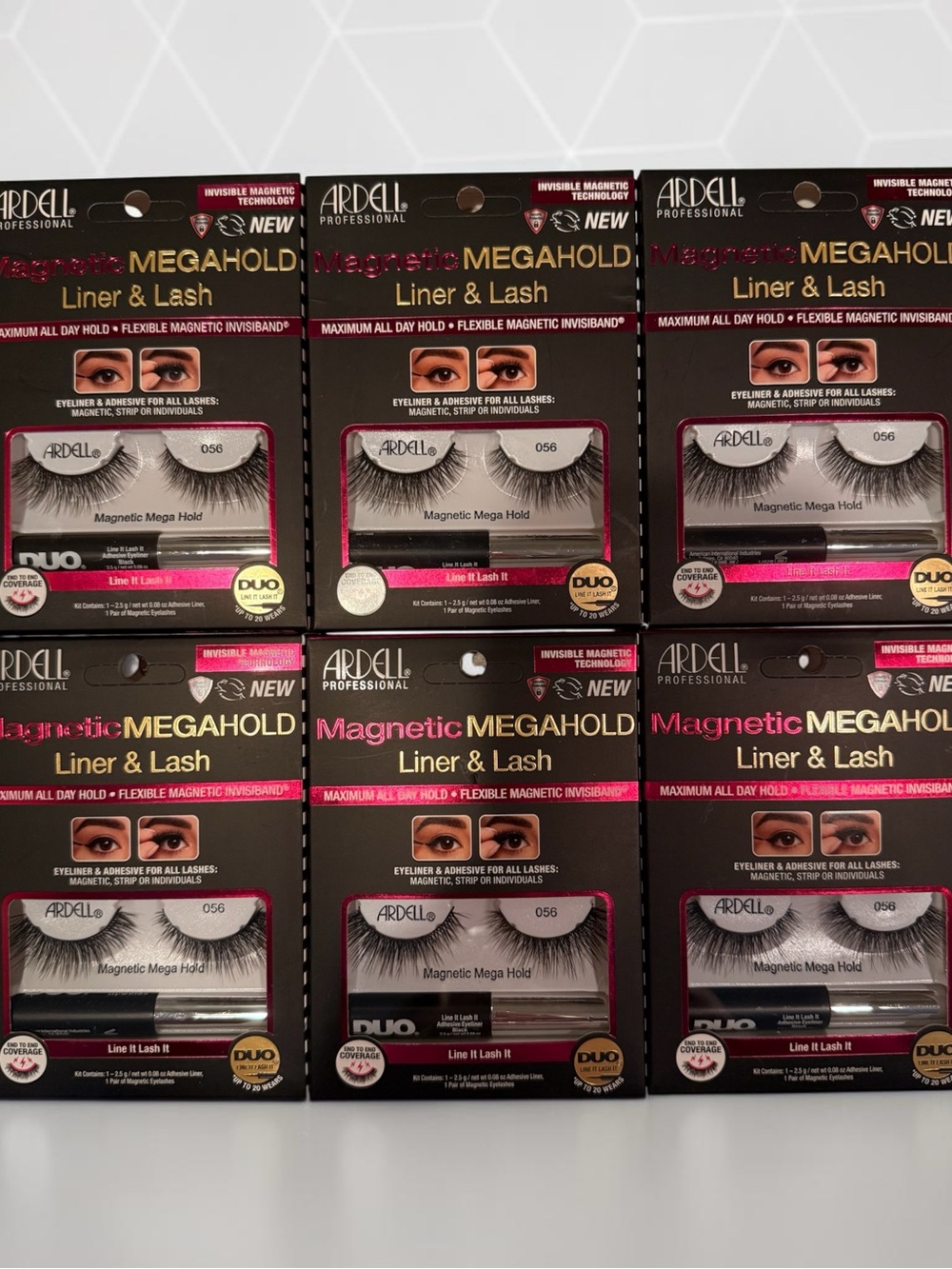 Ardell Magnetic MegaHold Liner & Lash Duo - 6-Pack Bundle